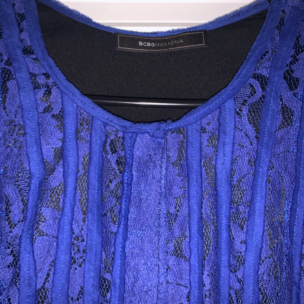Royal blue bcbg semi formal dress